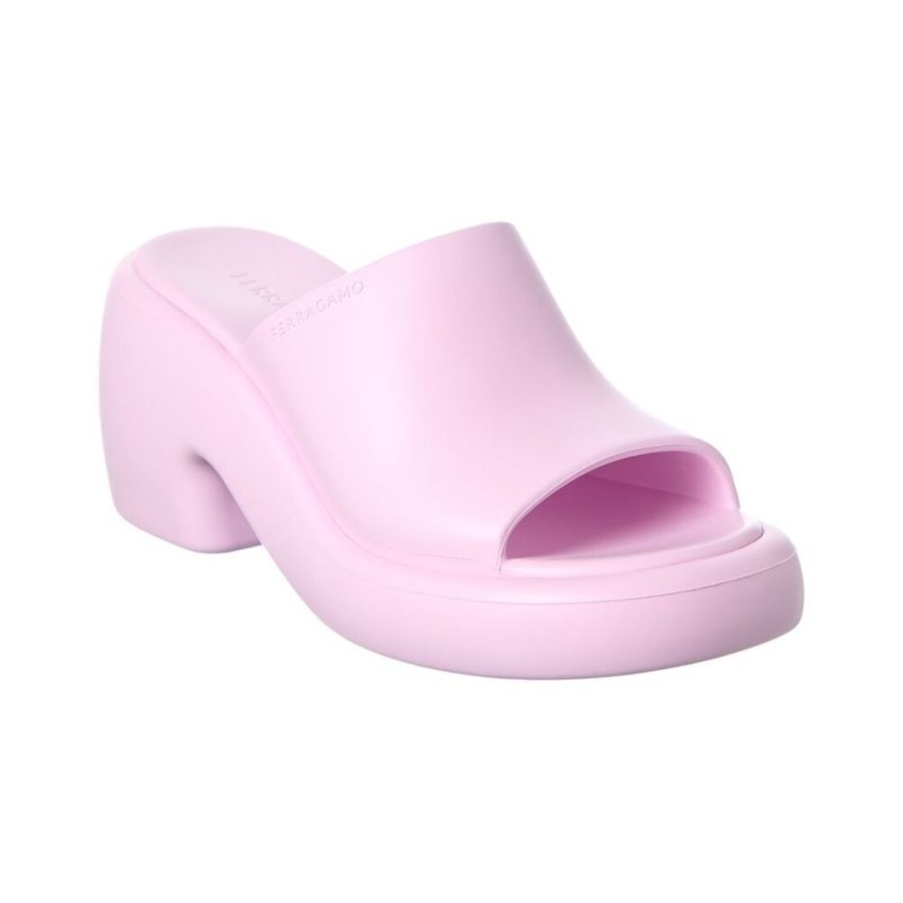 Ferragamo Rubber Sandal, Pink